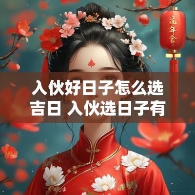 入伙好日子怎么选吉日 入伙选日子有什么讲究