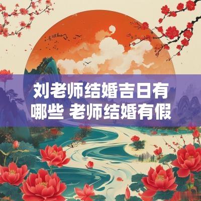 刘老师结婚吉日有哪些 老师结婚有假吗
