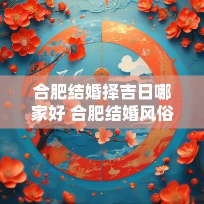 合肥结婚择吉日哪家好 合肥结婚风俗及流程