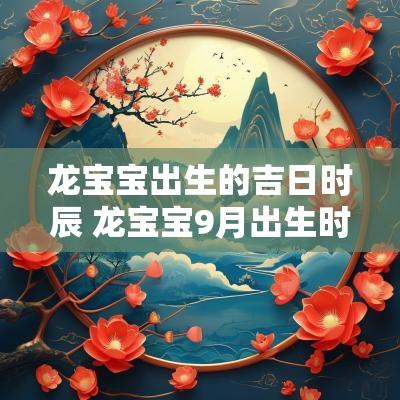 龙宝宝出生的吉日时辰 龙宝宝9月出生时辰吉日