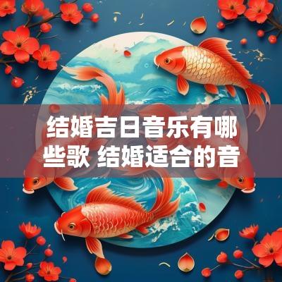 结婚吉日音乐有哪些歌 结婚适合的音乐有哪些