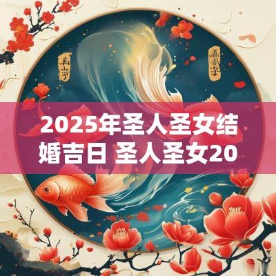2025年圣人圣女结婚吉日 圣人圣女2025年12月相遇