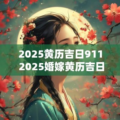 2025黄历吉日911 2025婚嫁黄历吉日查询