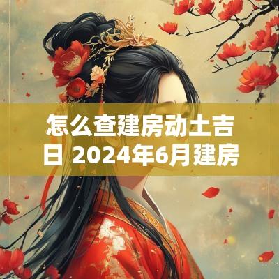 怎么查建房动土吉日 2025年6月建房动土黄道吉日查询