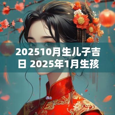 202510月生儿子吉日 2025年1月生孩子黄道吉日