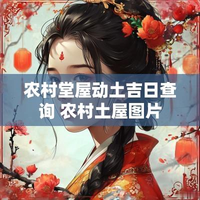 农村堂屋动土吉日查询 农村土屋图片