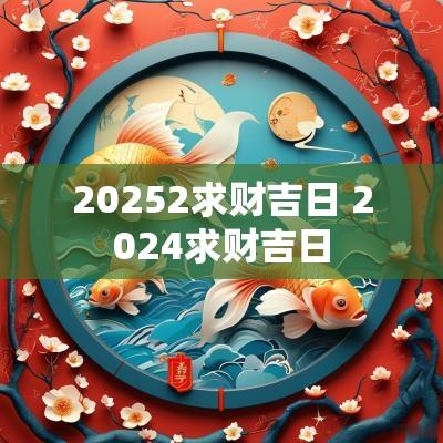 20252求财吉日 2025求财吉日
