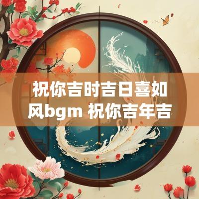 祝你吉时吉日喜如风bgm 祝你吉年吉日喜如风下一句