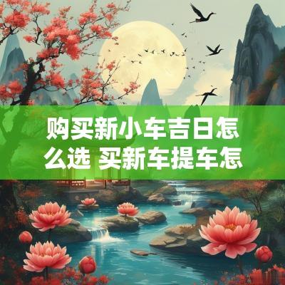 购买新小车吉日怎么选 买新车提车怎么选吉日2025