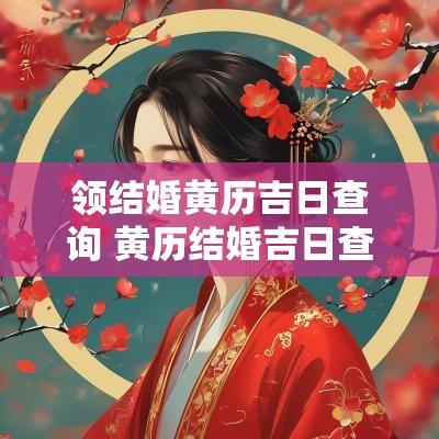 领结婚黄历吉日查询 黄历结婚吉日查询2025