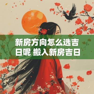 新房方向怎么选吉日呢 搬入新房吉日选择