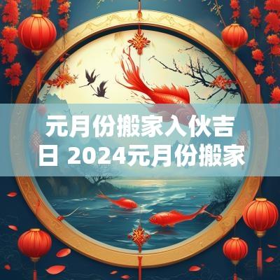 元月份搬家入伙吉日 2025元月份搬家吉日一览表2月