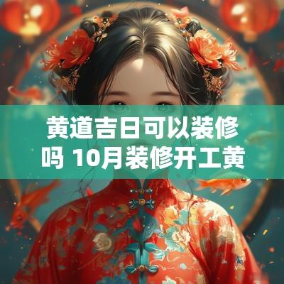 黄道吉日可以装修吗 10月装修开工黄道吉日2025年