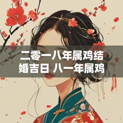 二零一八年属鸡结婚吉日 八一年属鸡的婚配如何