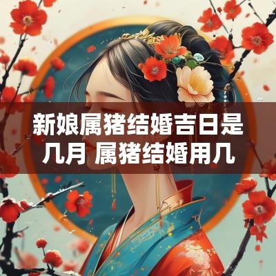 新娘属猪结婚吉日是几月 属猪结婚用几月最好