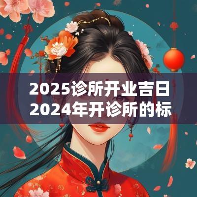 2025诊所开业吉日 2025年开诊所的标准