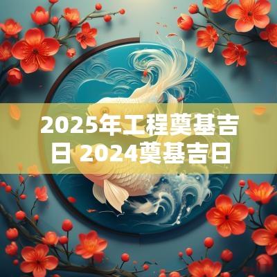 2025年工程奠基吉日 2025奠基吉日