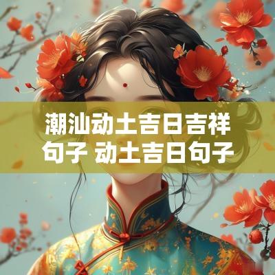 潮汕动土吉日吉祥句子 动土吉日句子大全