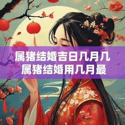 属猪结婚吉日几月几 属猪结婚用几月最好