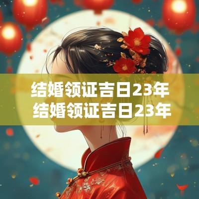 结婚领证吉日23年 结婚领证吉日23年结婚好吗
