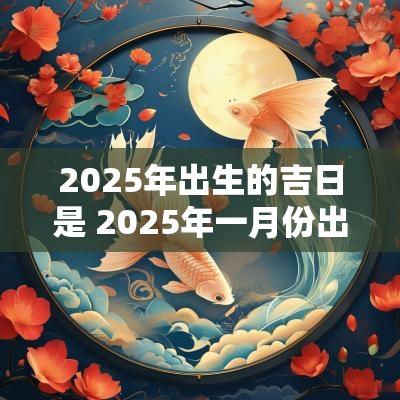 2025年出生的吉日是 2025年一月份出生的黄道吉日