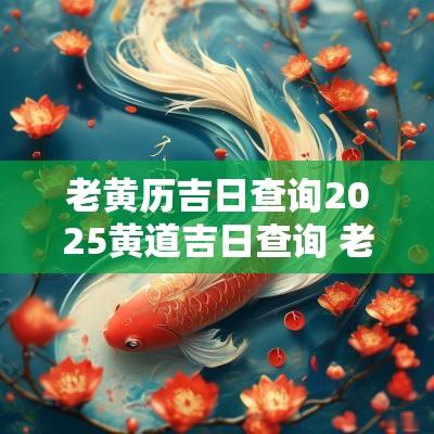 老黄历吉日查询2025黄道吉日查询 老黄历吉日查询2025年