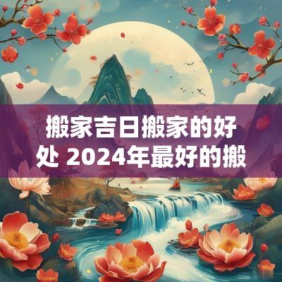 搬家吉日搬家的好处 2025年最好的搬家黄道吉日