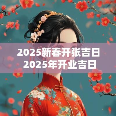 2025新春开张吉日 2025年开业吉日