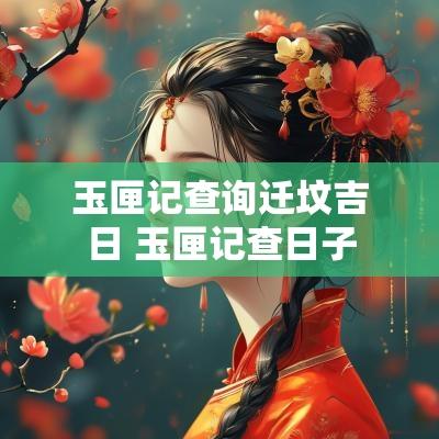 玉匣记查询迁坟吉日 玉匣记查日子 玉匣记查询迁坟吉日 玉匣记查日子