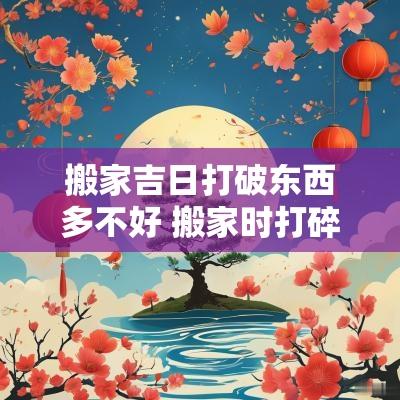 搬家吉日打破东西多不好 搬家时打碎东西吉利吗