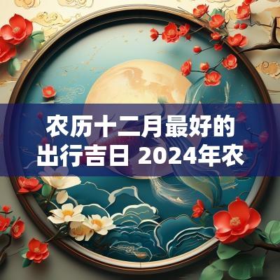 农历十二月最好的出行吉日 2025年农历十二月黄道吉日查询