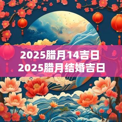 2025腊月14吉日 2025腊月结婚吉日选择时辰