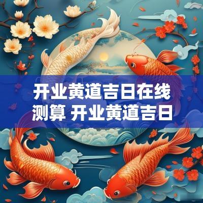开业黄道吉日在线测算 开业黄道吉日查询2026年2月