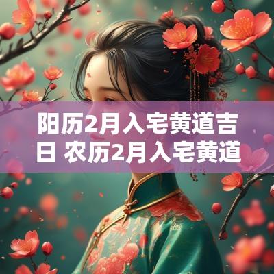 阳历2月入宅黄道吉日 农历2月入宅黄道吉日