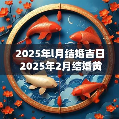 2025年l月结婚吉日 2025年2月结婚黄道吉日是哪几天