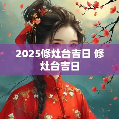 2025修灶台吉日 修灶台吉日