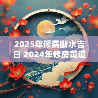 2025年修房断水吉日 2025年修房黄道吉日
