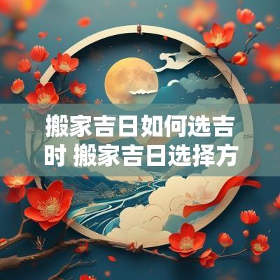 搬家吉日如何选吉时 搬家吉日选择方法