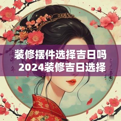 装修摆件选择吉日吗 2025装修吉日选择