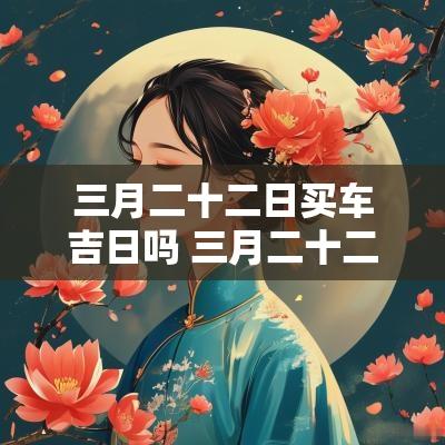 三月二十二日买车吉日吗 三月二十二日买车吉日吗好吗