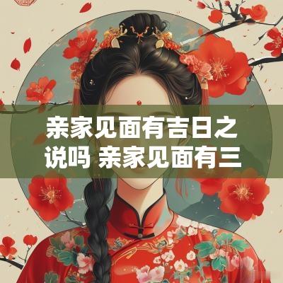 亲家见面有吉日之说吗 亲家见面有三忌