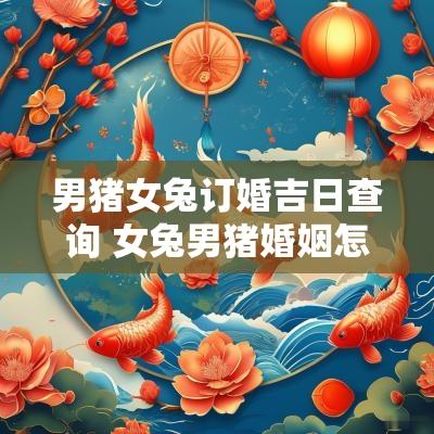 男猪女兔订婚吉日查询 女兔男猪婚姻怎么样
