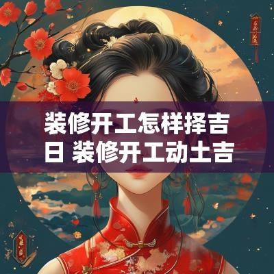 装修开工怎样择吉日 装修开工动土吉日