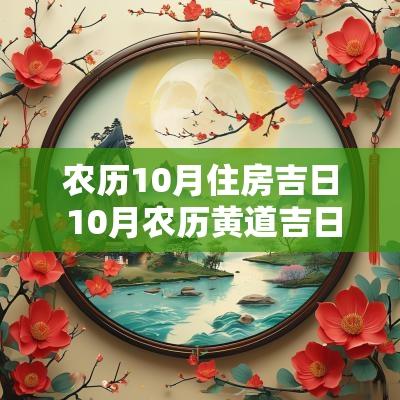 农历10月住房吉日 10月农历黄道吉日