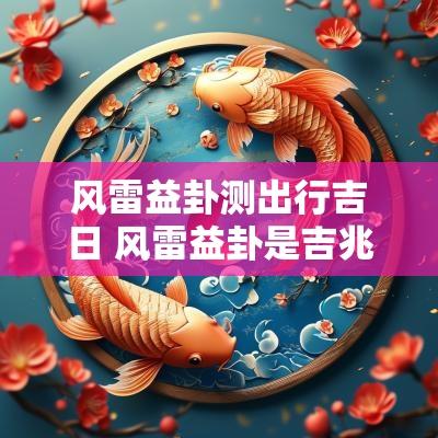 风雷益卦测出行吉日 风雷益卦是吉兆吗
