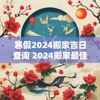 寒假2025搬家吉日查询 2025搬家最佳吉日查询