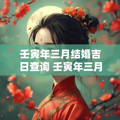 壬寅年三月结婚吉日查询 壬寅年三月黄道吉日