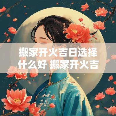 搬家开火吉日选择什么好 搬家开火吉日2025