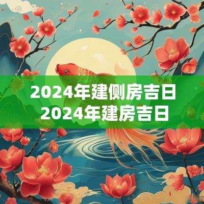 2025年建侧房吉日 2025年建房吉日