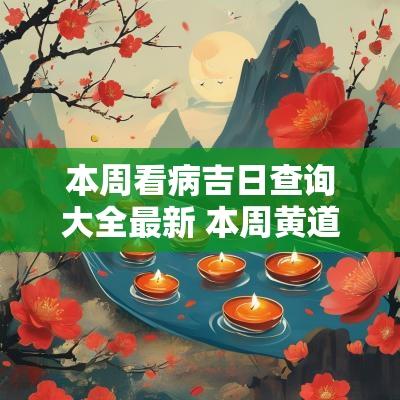 本周看病吉日查询大全最新 本周黄道吉日查询